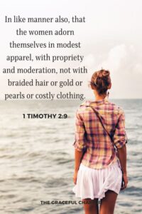39 Bible Verses About Modesty The Graceful Chapter