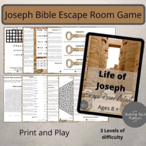 4 Awesome Printable Bible Escape Room Games To Play Savoring Each Moment