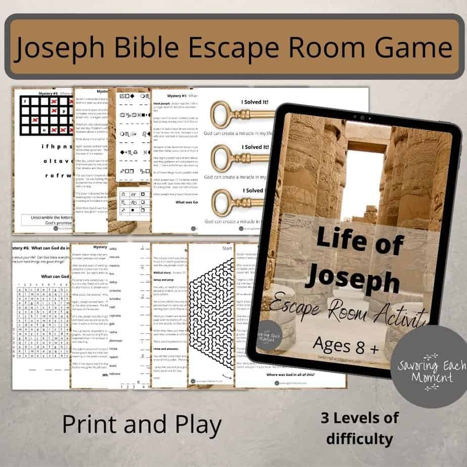 4 Awesome Printable Bible Escape Room Games To Play Savoring Each Moment