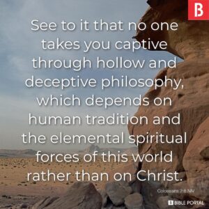 41 Bible Verses About Philosophy