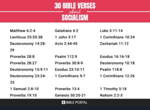 41 Bible Verses About Socialism