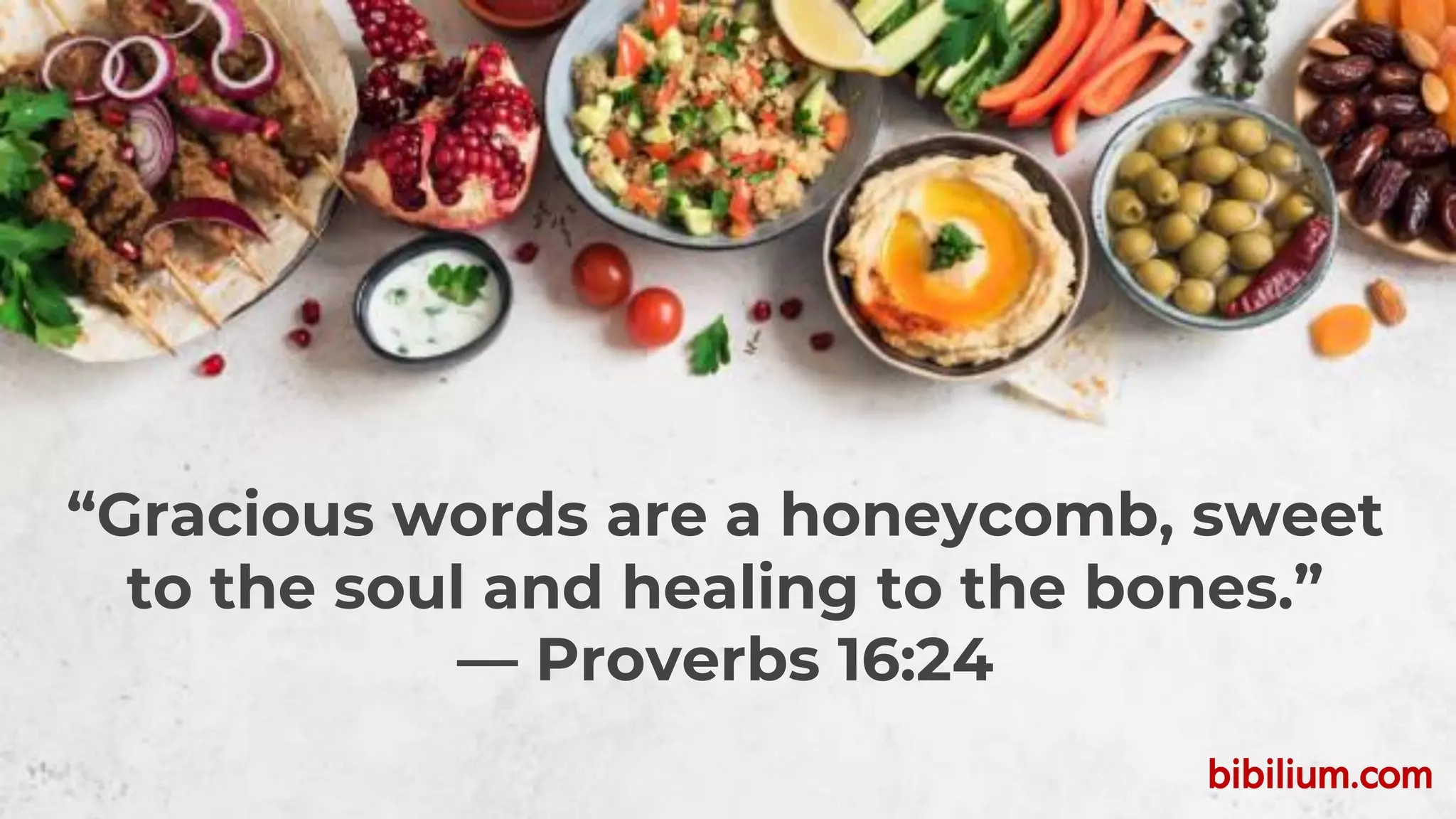 Bible Quotes On Food