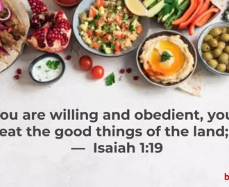 41 Sumptuous And Sweet Bible Verses About Food PDF