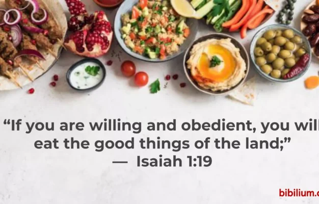41 Sumptuous And Sweet Bible Verses About Food PDF