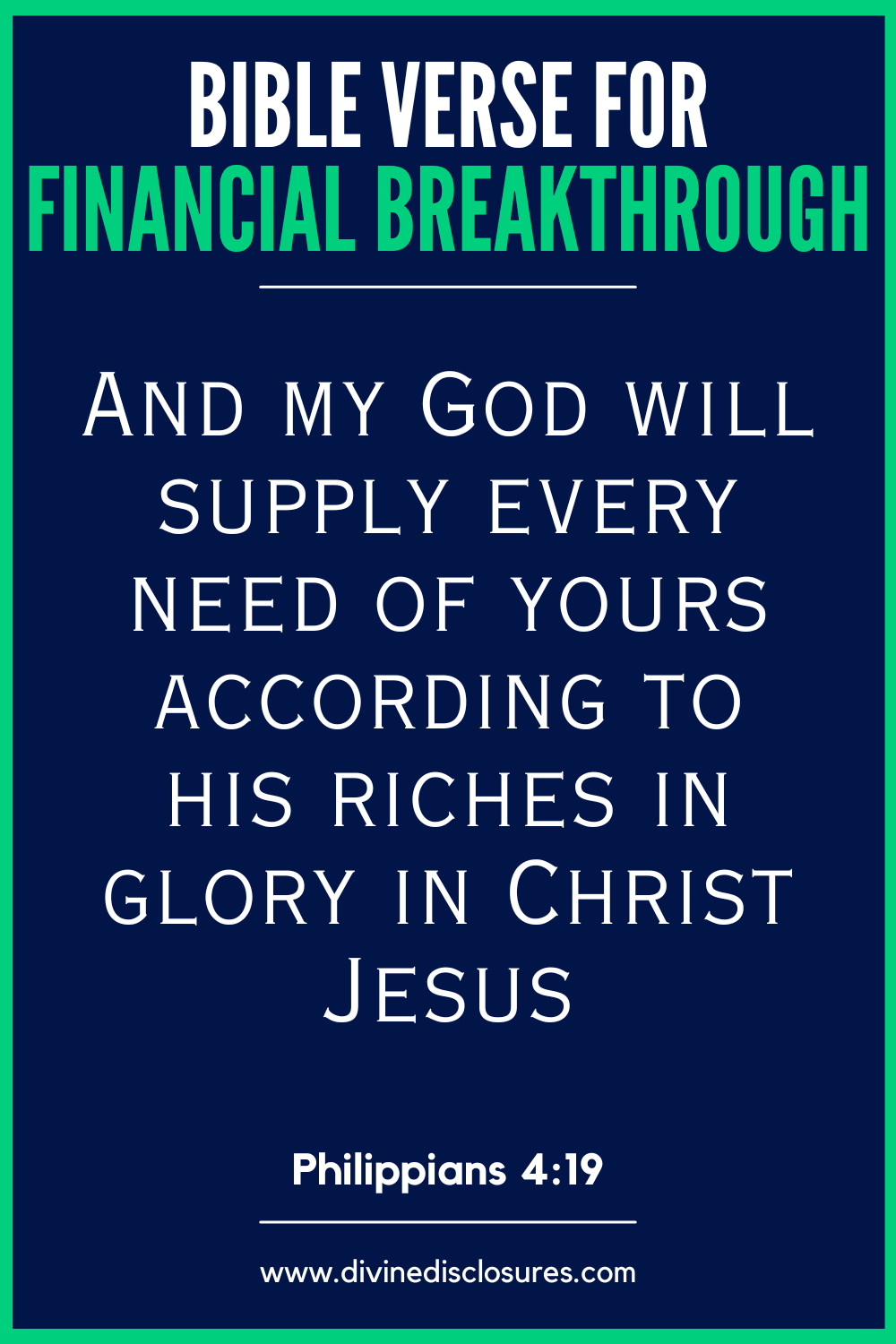 Bible Quotes On Finances