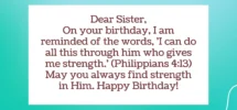 50 Inspiring Bible Verses For Sister s Birthday Celebrating Faith And All Love Here