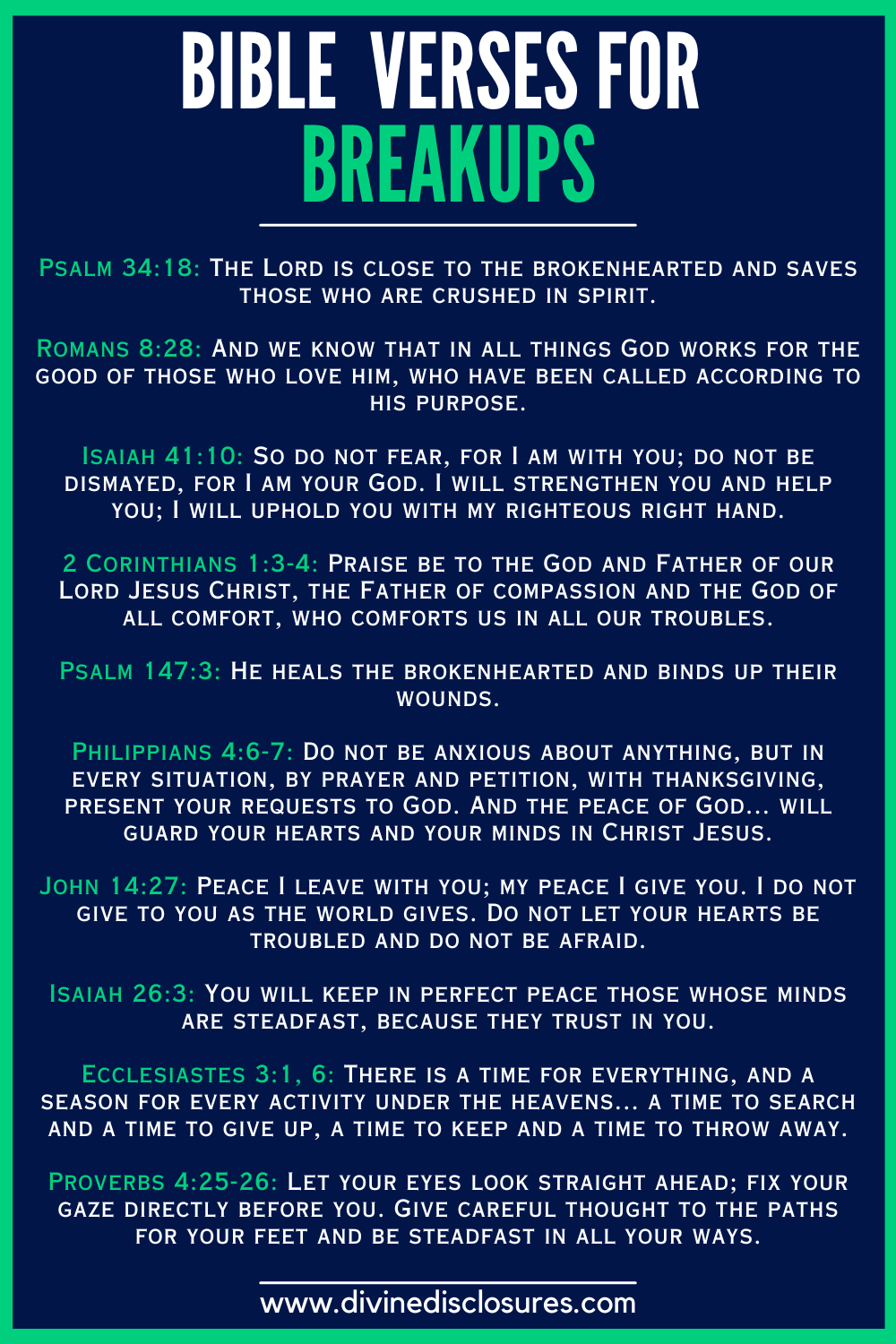 Bible Quotes About Breakups