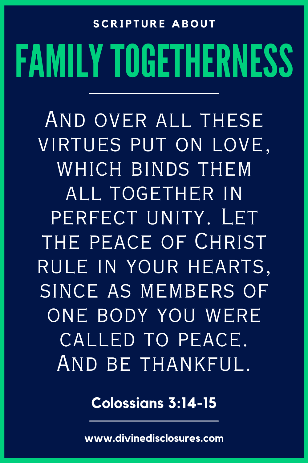 53 Powerful Bible Verses About Family Unity And Togetherness