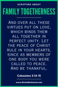 53 Powerful Bible Verses About Family Unity And Togetherness