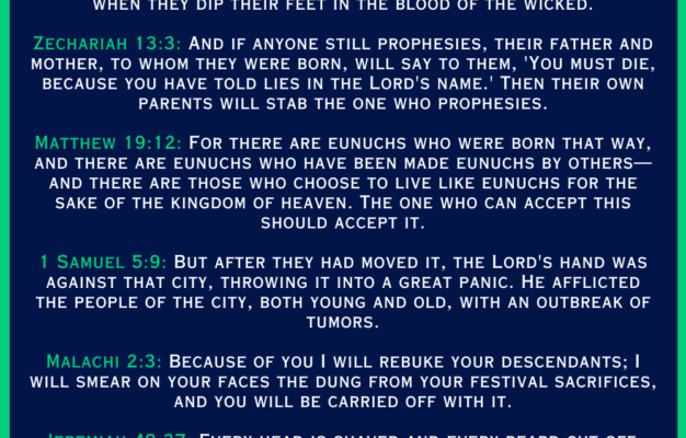 57 Weird Bible Verses That Will Leave You Amazed In 2026