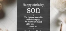 5x7 Custom Religious Birthday Card For Son Digital Download Bible Verse Proverbs 16 3 Printable Christian Birthday Card Son Keepsake Gift Etsy