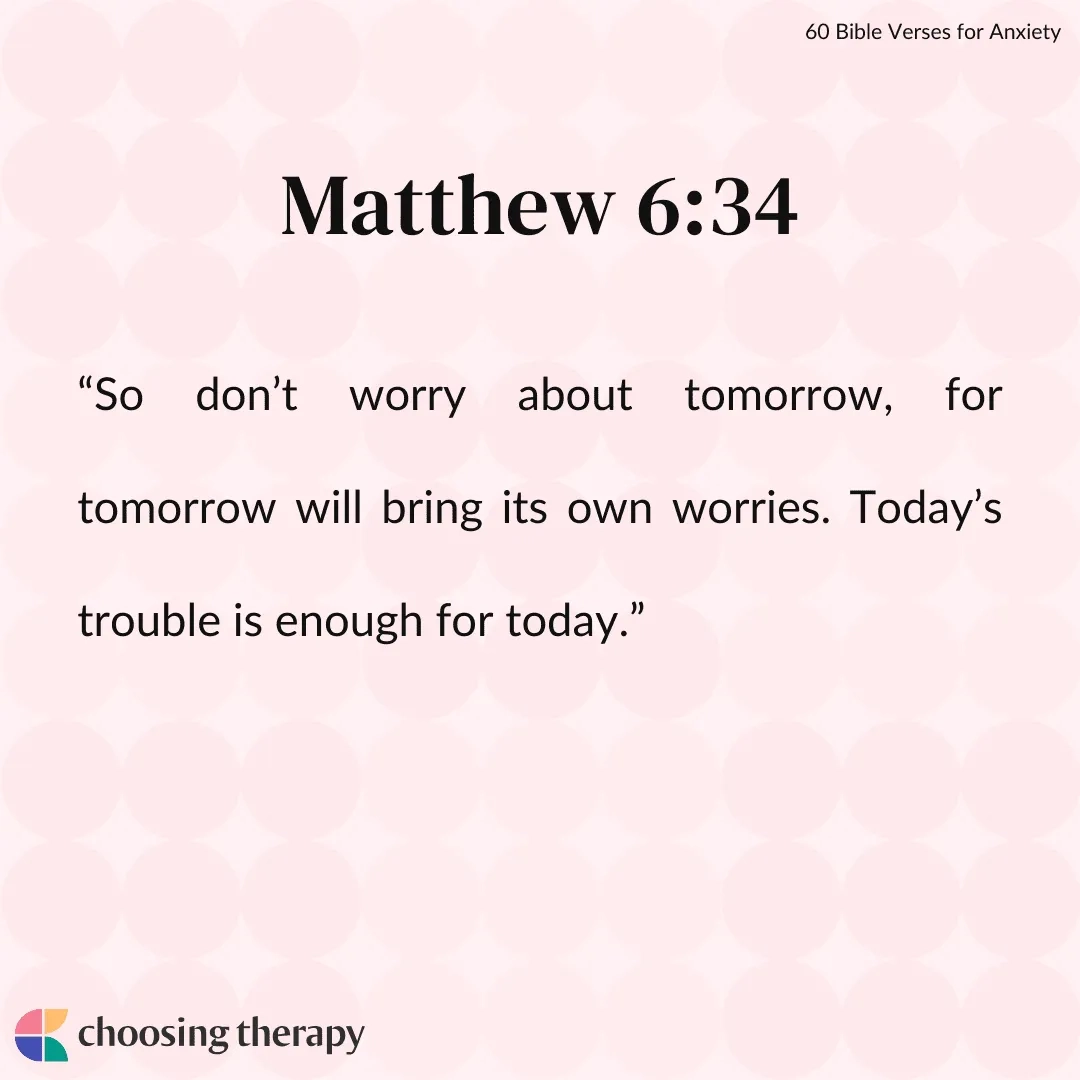 Bible Quotes About Worries