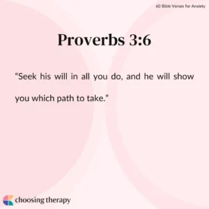 60 Bible Verses For Anxiety