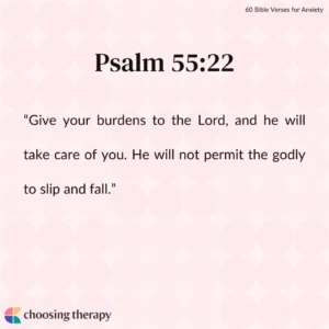 60 Bible Verses For Anxiety
