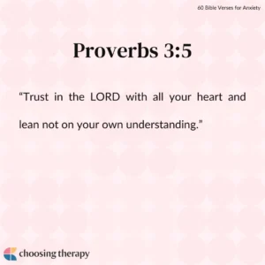 60 Bible Verses For Anxiety