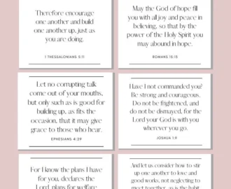 60 NIV Bible Verse Cards Printable Scripture Self Care PDF Etsy
