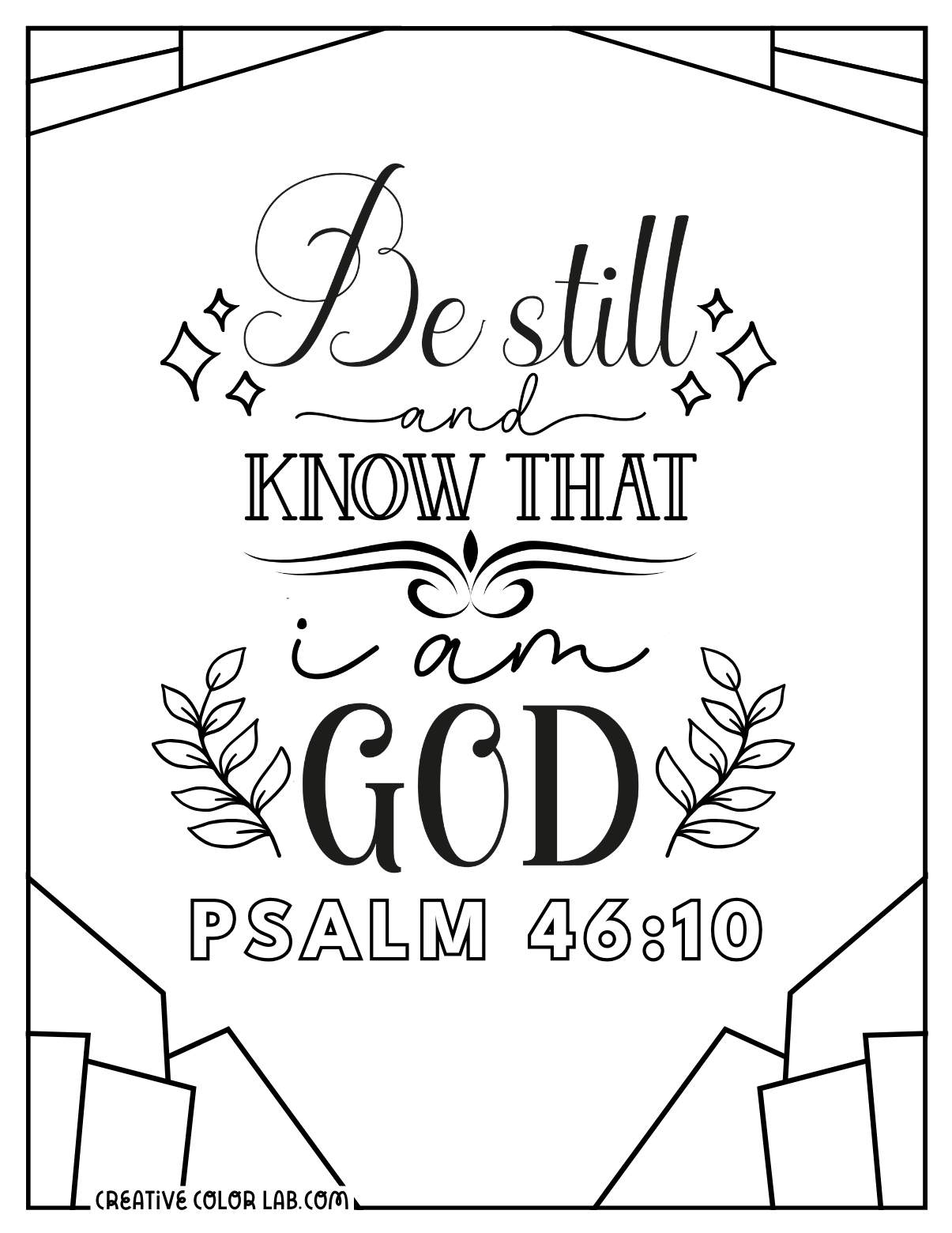 Free Printable Bible Verses Coloring Pages