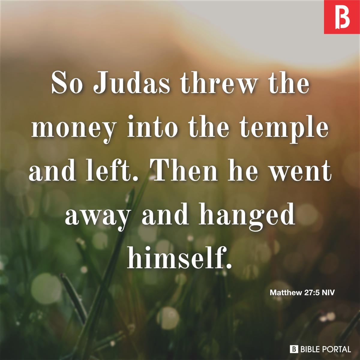 63 Bible Verses About Judas