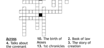 66 Books Of The Bible Crossword WordMint