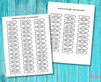 66 Books Of The Bible Printable A Books Of The Bible Craft Game