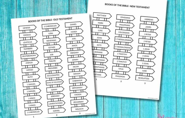 66 Books Of The Bible Printable A Books Of The Bible Craft Game