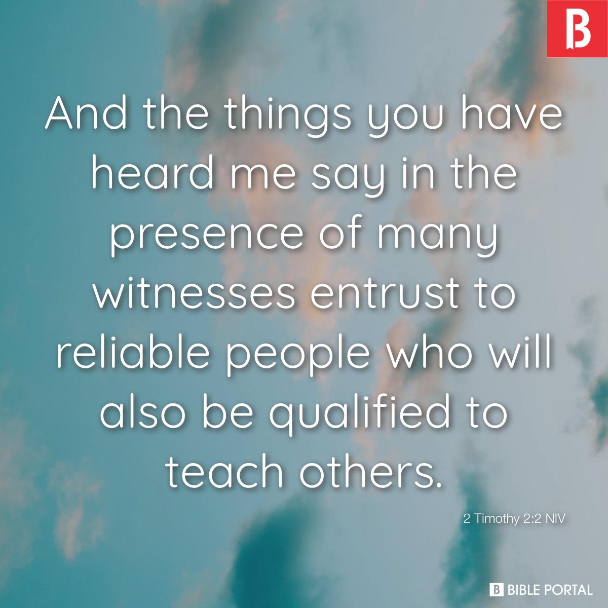 73 Bible Verses About Mentoring