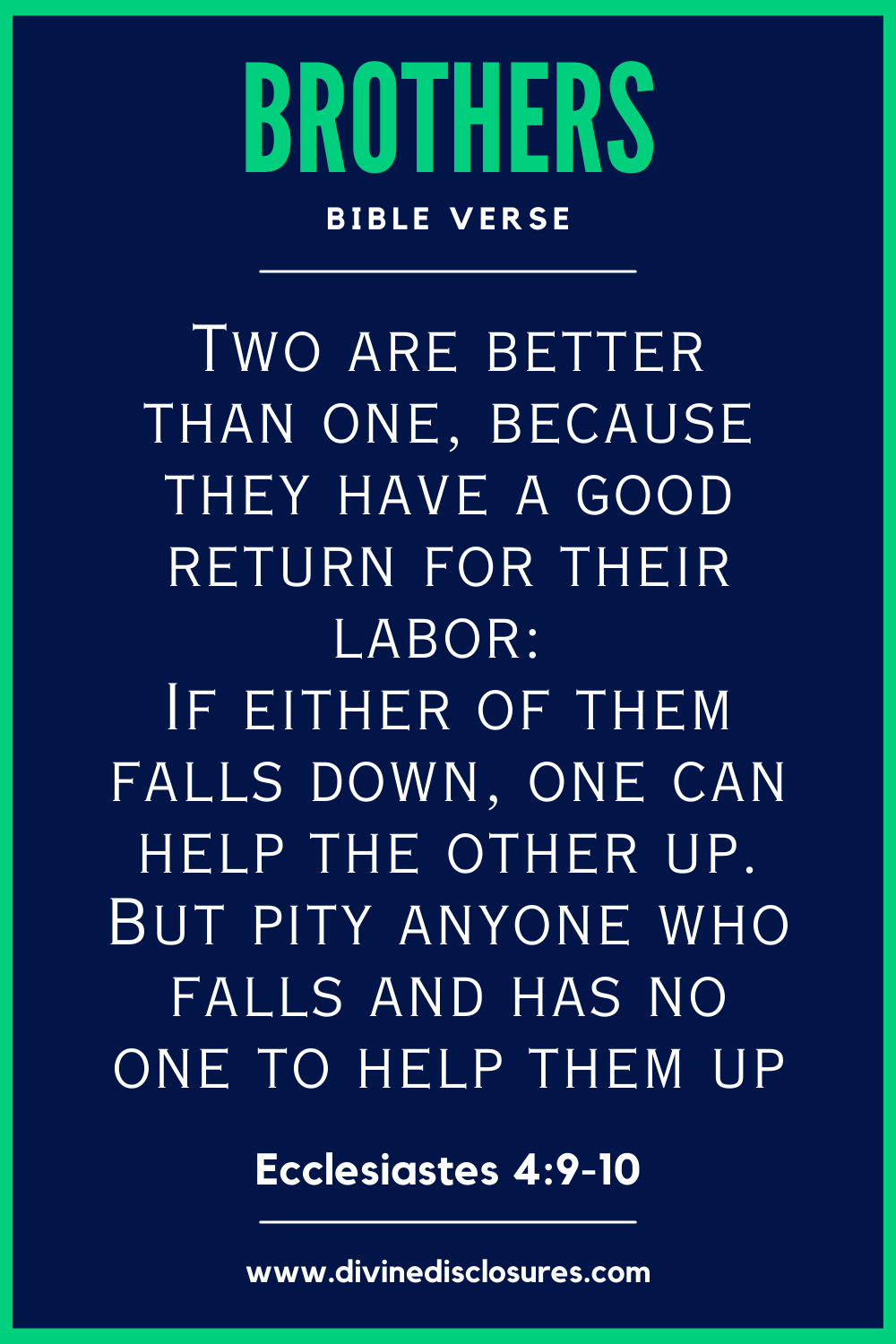 73 Powerful Bible Verses About Brothers And Brotherhood