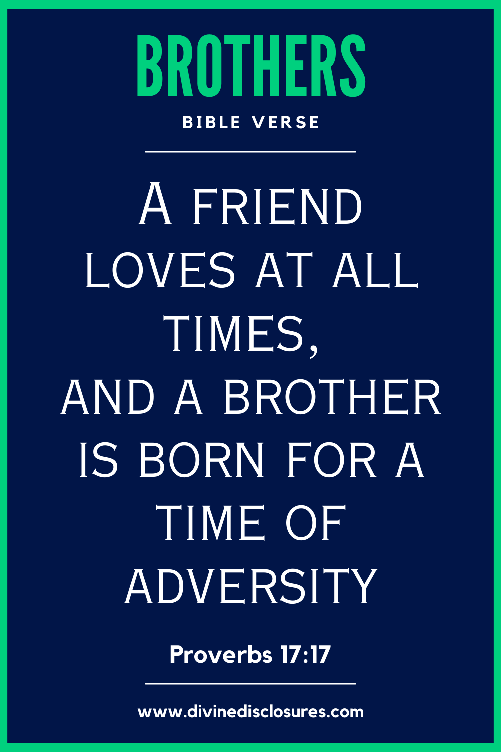73 Powerful Bible Verses About Brothers And Brotherhood