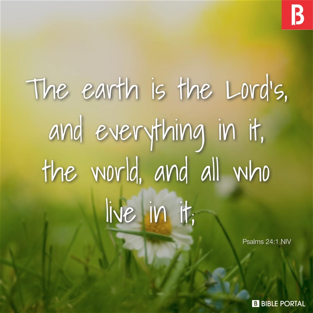 74 Bible Verses About The Environment