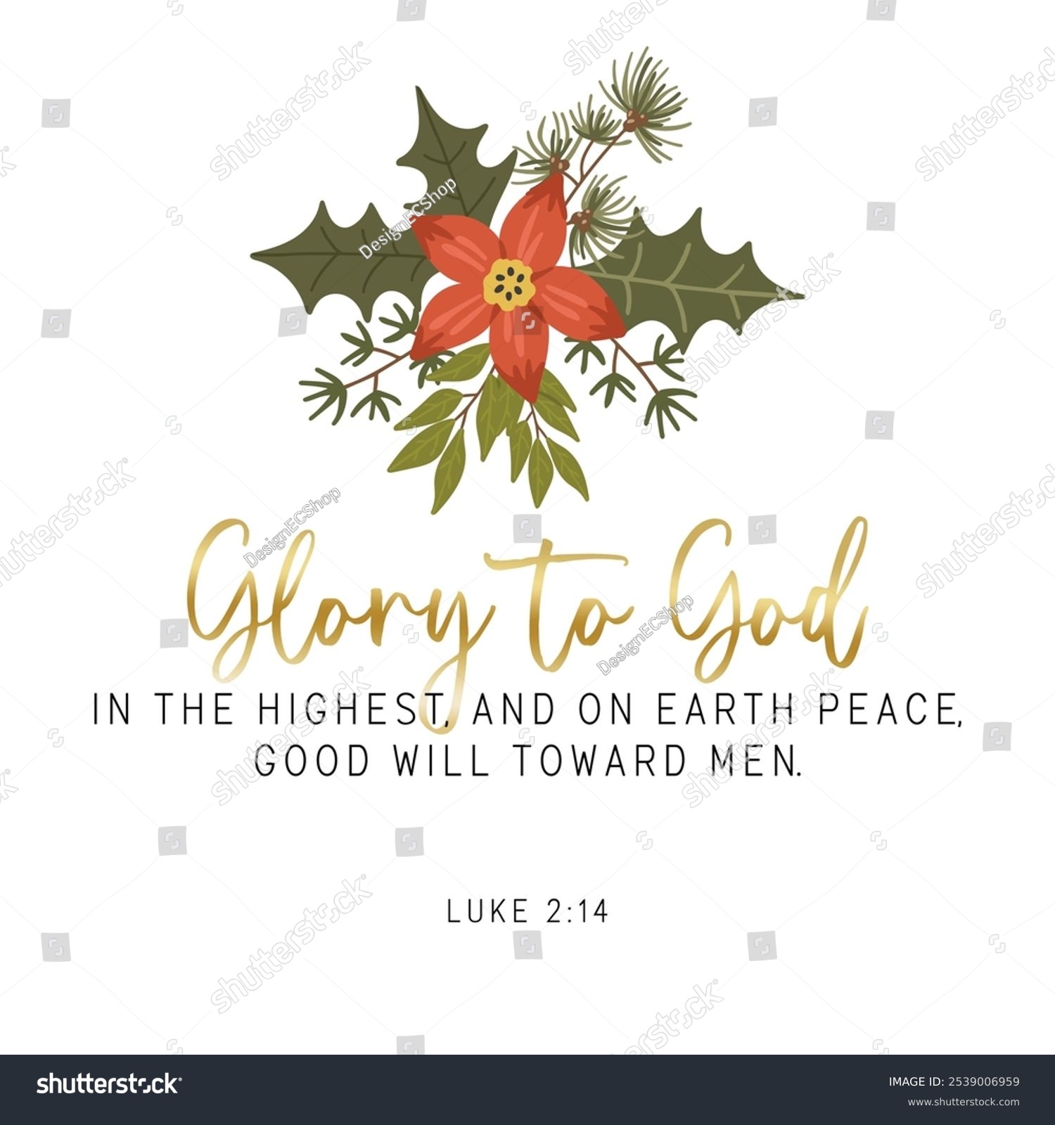 77 Christmas Tree Bible Verse Stock Vectors And Vector Art Shutterstock