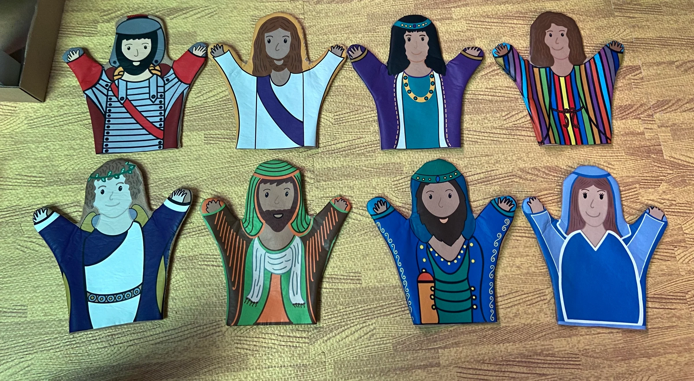 8 Beautiful Bible People Glove Hand Puppets Plus Rhyming Scripts And Story Guides Maydor Makes