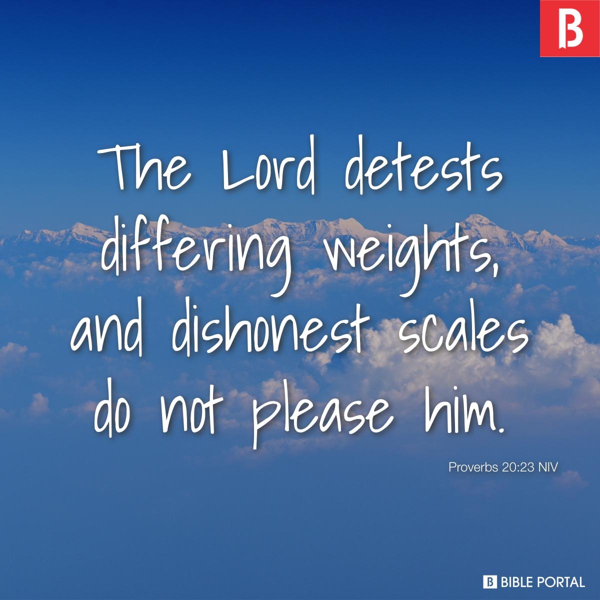 85 Bible Verses About Dishonesty