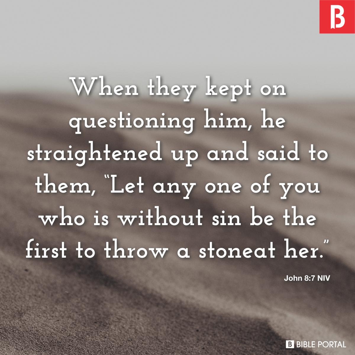 9 Bible Verses About Cast The First Stone