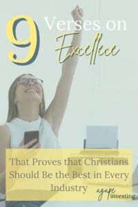 9 Bible Verses About Excellence Agape Investing