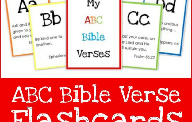 ABC Bible Verse Flashcard Printables Teaching God s Word