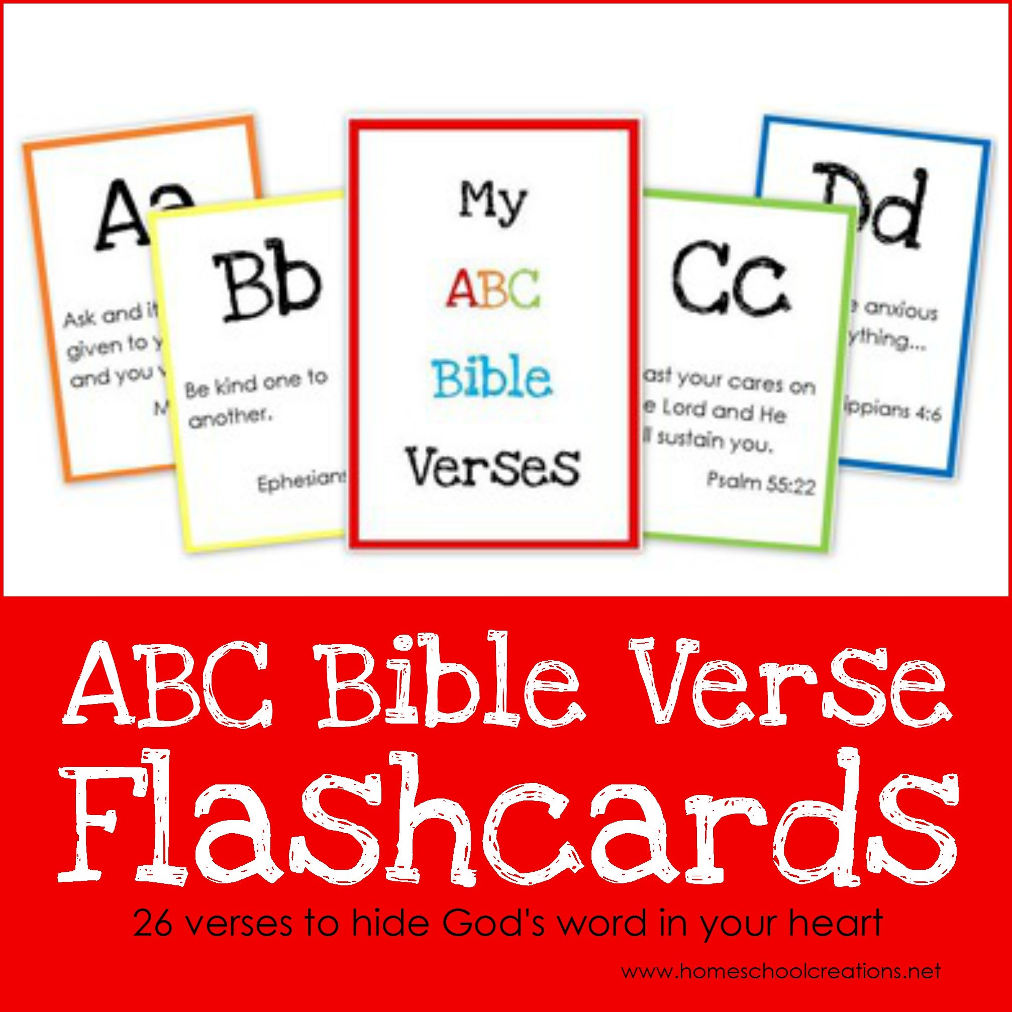 Printable Bible Flashcards