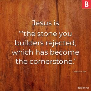 Acts 4 11 NIV Bible Scripture Image Bible Portal