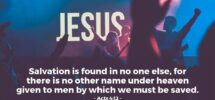 Acts 4 12 Illustrated Salvation Is Found In No One Else For Heartlight Gallery