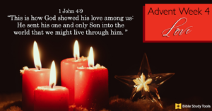 Advent Week 4 Candle Of Love Meaning Bible Study Tools