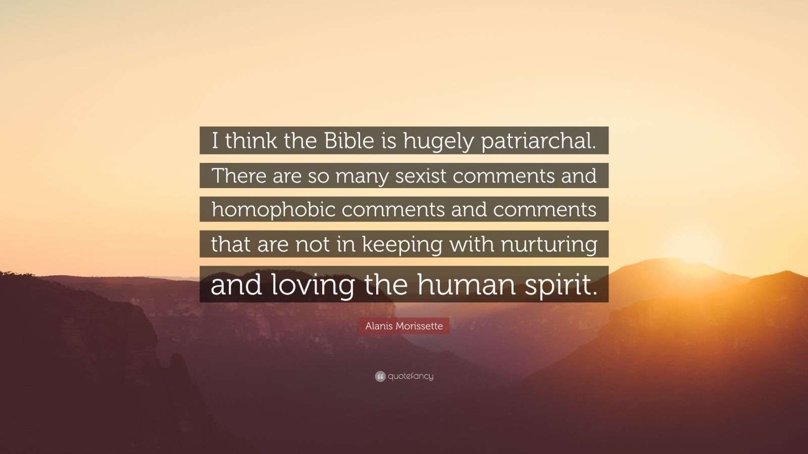 Sexist Quotes In The Bible