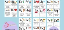 Alphabet Bible Verse Cards Printable ABC Bible Flashcards Preschool Letters Preschool Curriculum Memory Verse Preschool Bible Verse Etsy