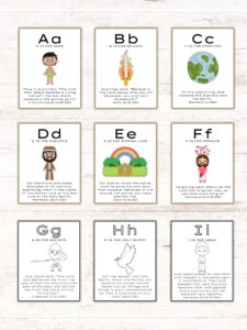 Alphabet Bible Verses Healing Home