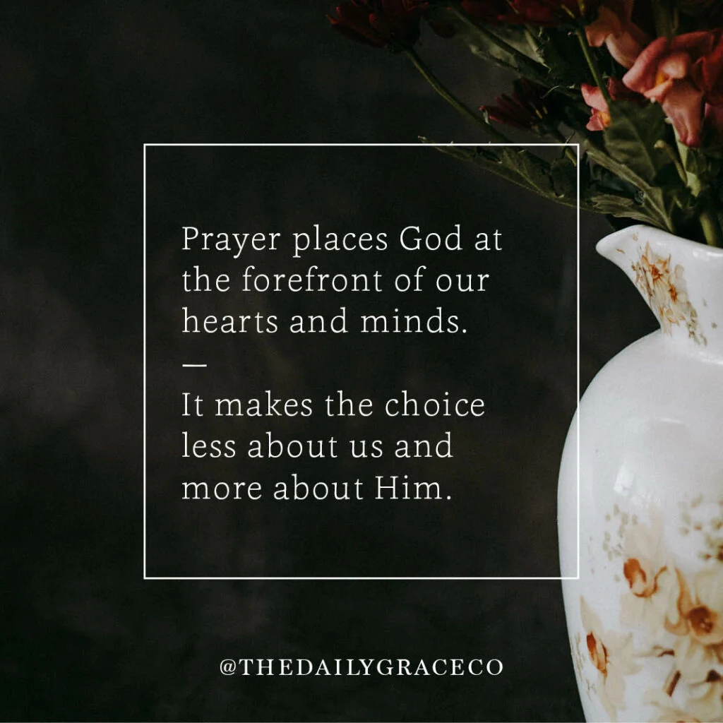 Am I Making The Right Decision The Daily Grace Co 