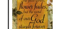 Amazon America Forever Bible Verse Garden Flag 12 5 X 18 Inch Isaiah 40 8 God Stands Christian Quotes Double Sided Religious Outdoor Yard Decorative Inspirational Patio Lawn Garden