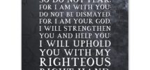 Amazon Artery8 Isaiah 41 10 Do Not Fear For I Am With You I Am Your GOD Christian Bible Verse Quote Scripture Typography Art Print Canvas Premium Wall Decor Poster Mural Posters