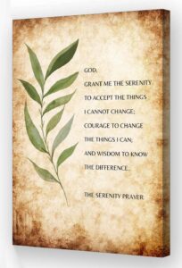 Amazon Belceleb The Serenity Prayer Wall Art Scripture Poster Print Bible Quote Wall Decor Christian Posters Art Room Picture Printing 12 00 x16 00 Framed Posters Prints