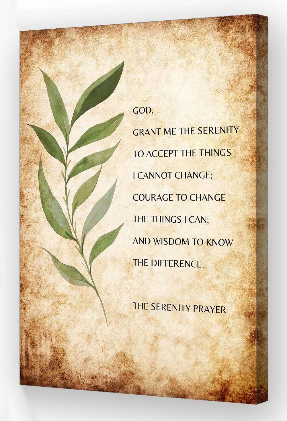 Amazon Belceleb The Serenity Prayer Wall Art Scripture Poster Print Bible Quote Wall Decor Christian Posters Art Room Picture Printing 12 00 x16 00 Framed Posters Prints