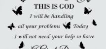 Amazon Bible Verse Inspirational Quote Good Morning This Is God Wall Stickers Religious Decals With Flower Butterfly For Bedroom Living Room Office Bathroom Decoration Black Tools Home Improvement