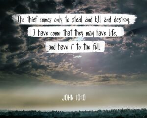 Amazon Bible Verse John 10 10 The Thief Comes Only To Steal And Kill 8x10 Unframed Photo Christian Poster Framed Picture Wall Decor Print Spiritual Inspirational Verses And Quotes Posters Prints