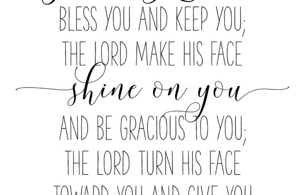 Amazon Bible Verse Printable The Lord Bless You And Keep You Numbers 6 24 46 Calligraphy Bible Verse Art Posters Prints